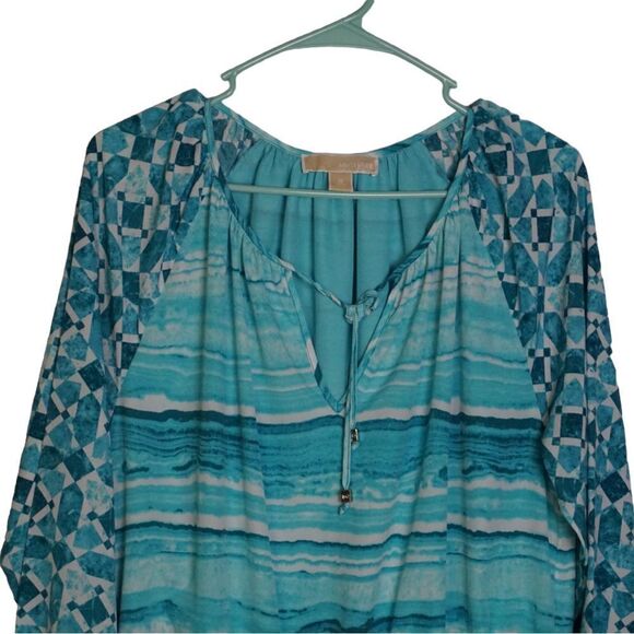 Michael Kors Turquoise Tunic Style Dress, Size 12 - Picture 3 of 6